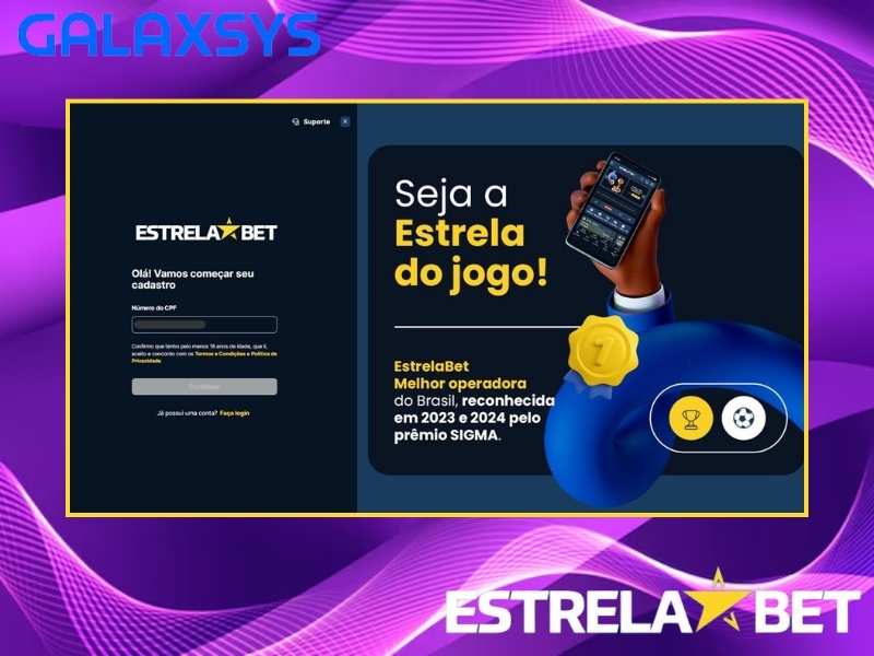 How to register at Estrelabet