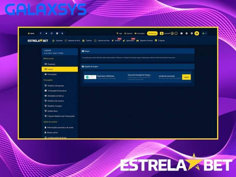 How to make a deposit at Estrelabet