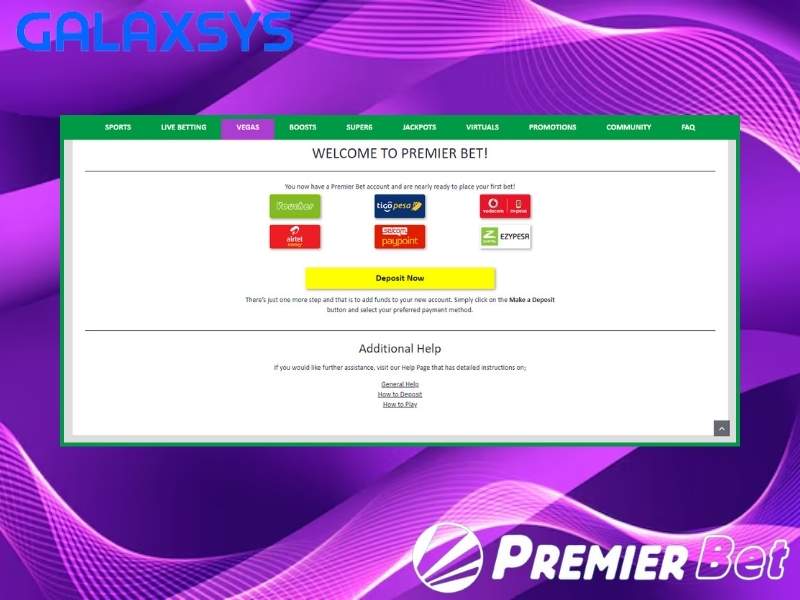 How to make a deposit at Premier Bet