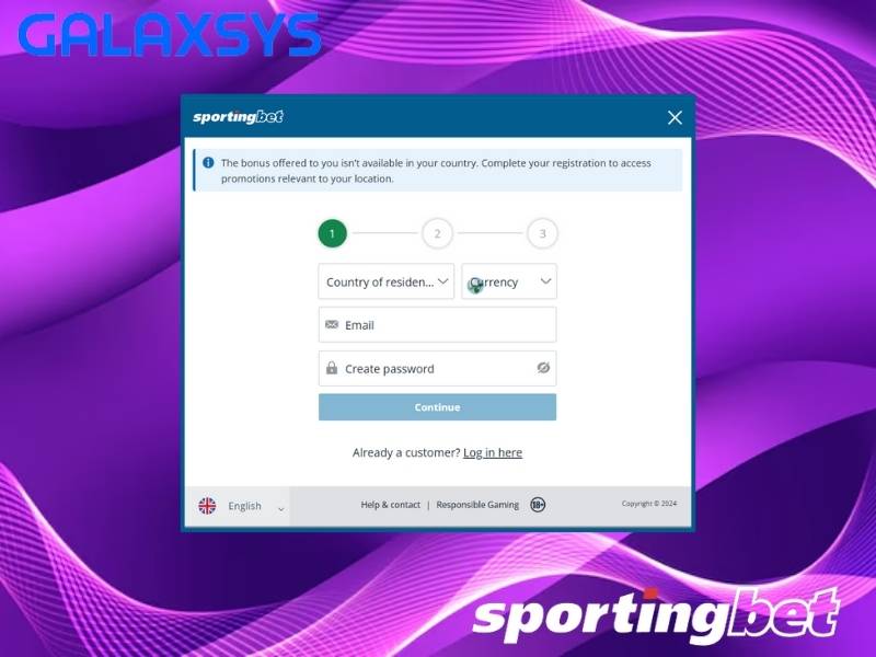 How to register at Sportingbet