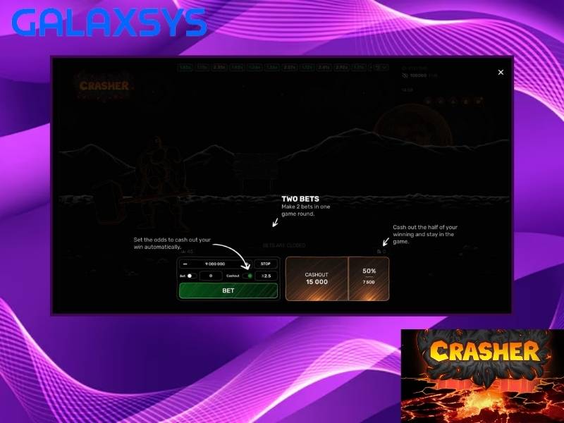 Key features of the Crasher